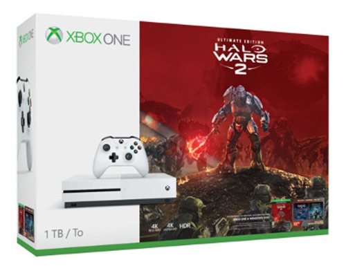 Consola Xbox One S 1tb + Halo Wars 2 Blanca 220v
