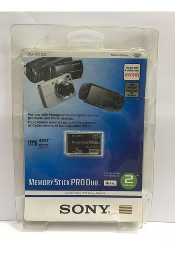 Memory Stick Produo Mark2 2gb Sony