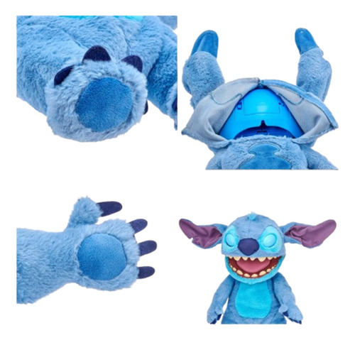 Pelúcia Animatrônica Stitch (lilo & Stitch), 46cm - Disney