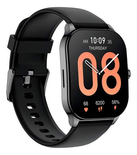 Reloj Inteligente Smartwatch Amazfit Pop 3s Black Color de la caja Negro Color de la correa Negro - Excelente (Reacondicionado)