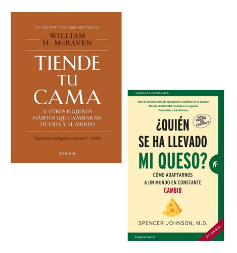 Tiende Tu Cama + ¿ Quién Se Ha Llevado Mi Queso? - Nuevos