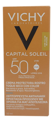 Vichy Capital Soleil Toque Seco C/color Fps 50+