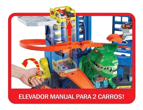 Pista - Hot Wheels City - Lancadores Nemesis - Dinossauro MATTEL