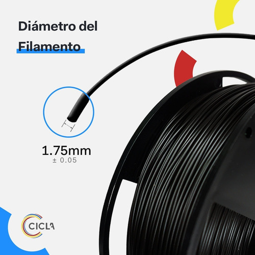 Imagen 4 de 6 de Filamento Impresora 3d Pla 1kg 1.75mm