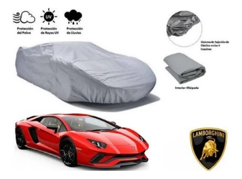 Forro Funda Cubreauto Afelpada Lamborghini Aventador 2022