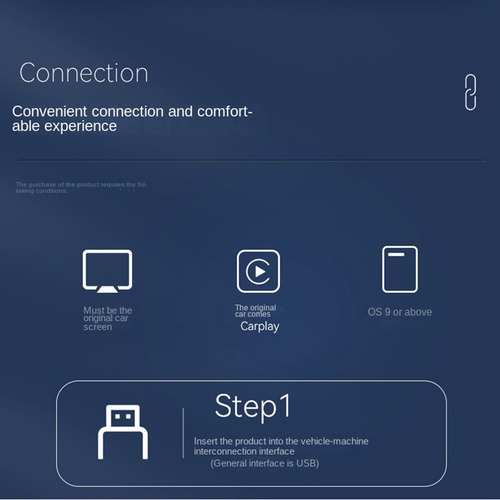 . Conversor Automotivo Sem Fio Carplay 2 Em 1