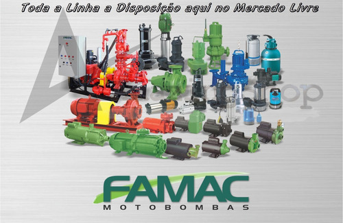 Bomba Periférica Mb Fsp80 1,5cv 220v/380v Trifásica Famac