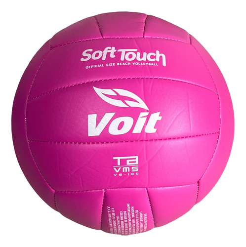 Balón De Voleibol Soft Touch Fiusha Color Fucsia