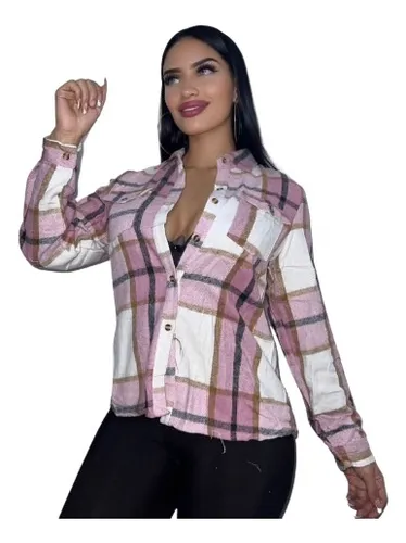 Chaquetas rosadas top para mujer