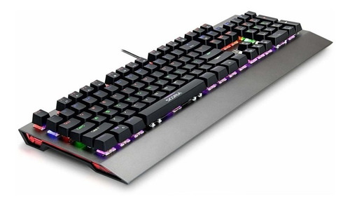 Imagen 6 de 9 de Teclado Gamer Led - Enhance Scroria Rainbow Mcanico