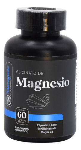 Glicinato De Magnesio 60 Cápsulas Glycinate Magnesium Sin Sabor