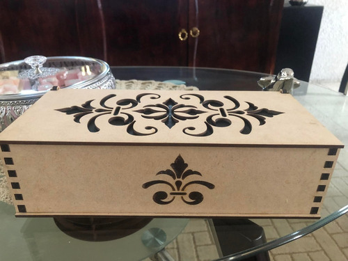 Caja Mdf. Sobres De Té. Joyería. Guardado De Objetos