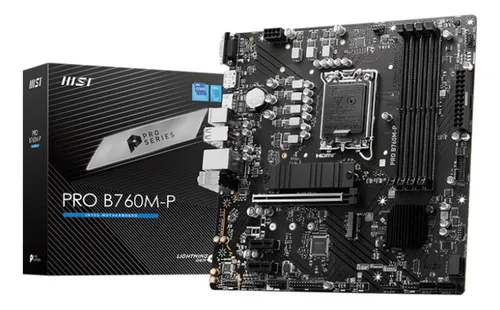 Motherboard Msi Pro B760m-p Lga1700 Ddr5 Intel B760 Matx