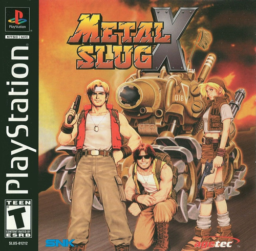 Saga Metal Slug 001 - X In The Hunt Ps1 Físico 3 Cd En Sobre