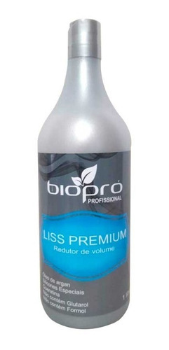 Escova Progressiva Sem Formol De Argan Biopro Lis Premium