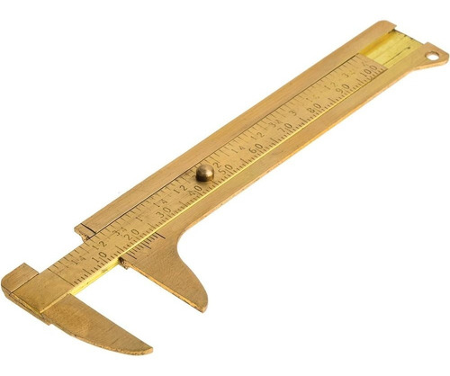 Vernier Calibrador De Bronce 4 Pulgadas Carpintero D2732  