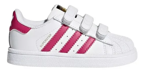 Zapatillas adidas Superstar Cf Con Abrojo Bla fuc De Bebes