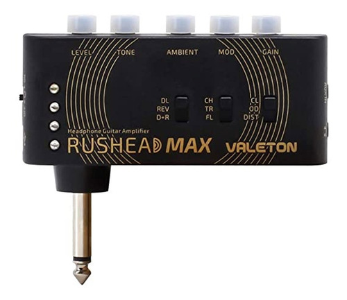 Amplificador De Auriculares Valeton Rh-100 Rushehead Max