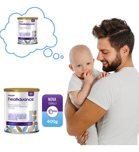 Neoadvance Fórmula Infantil Em Pó 400g Kit 15 Latas Sabor N