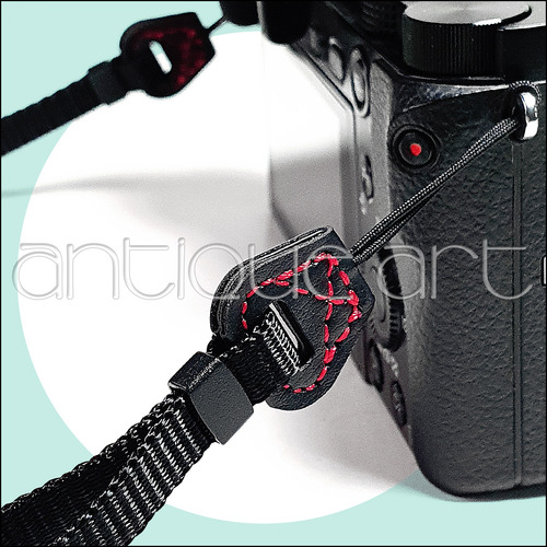 A64 2x Loops Extensor Correa Camara Hand Neck Strap Lumix (Usado)