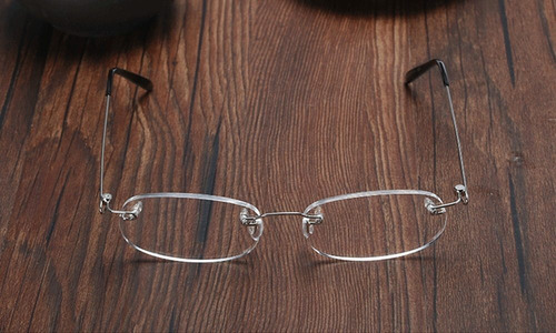Imagen 4 de 6 de 2piezas Gafas De Lectura Sin Marco Anti-caída Ligero Oval