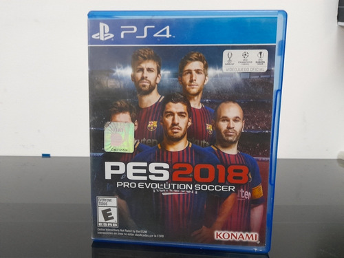 Pes 2018 Ps4 Físico Usado