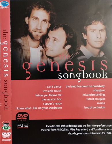 Génesis Dvd Nuevo Original Del Gran Conjunto De Rock 