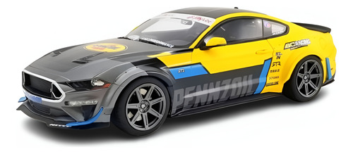 The Horse Mustang Ford ! 1:18 Escala 30cm L. Vaungh Design Pennzoil