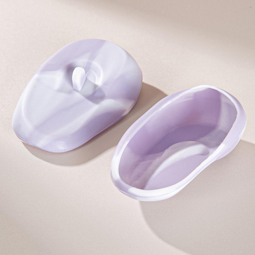 2 Protetores De Orelha De Silicone Para Violeta Claro