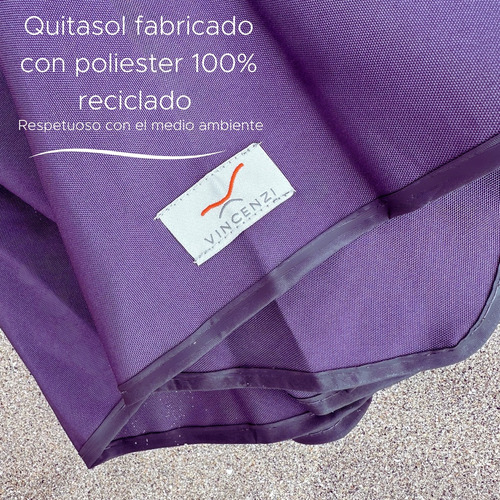 Quitasol Con Filtro Uv Sombrilla De Playa O Terraza Vincenzi