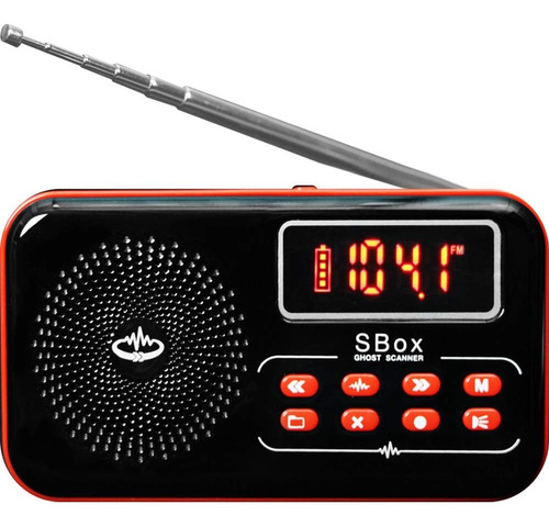 Sbox Spirit Box + Gravador Evp Com Lanterna Embutida