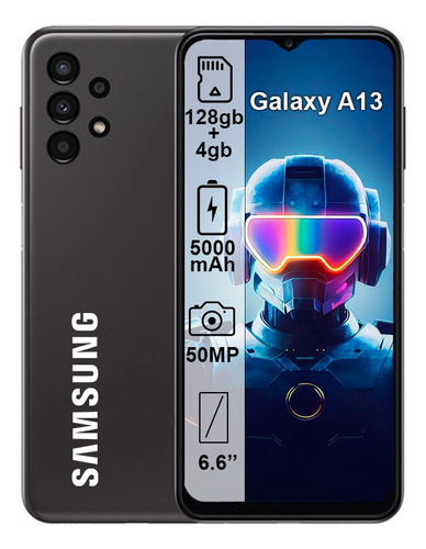 Samsung Galaxy A13 Dual Sim 128 Gb Black 4 Gb Ram (Reacondicionado)