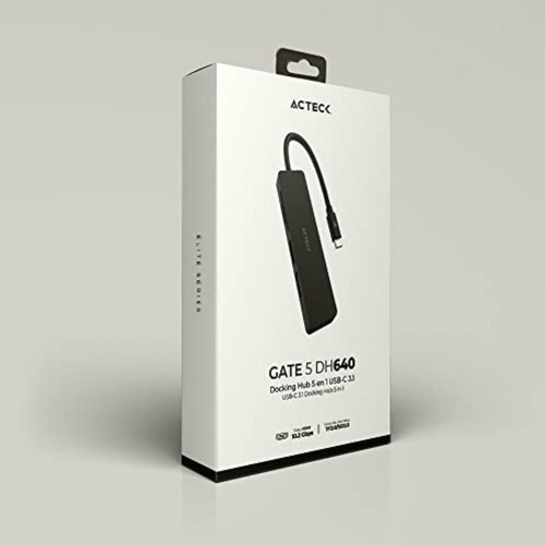Hub Usb C 5 En 1 Gate 5 Dh640 4khdmi + 1xusb A 3.0 + 1xusb A
