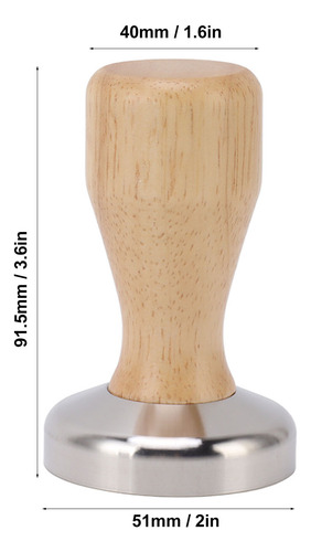 Grano De Café En Polvo Coffee Tamper 304 Con Base De Acero I