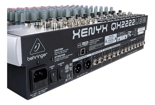 Mesa Behringer Qx 2222 Usb Xenyx Analogica C/ Efeitos Bivolt