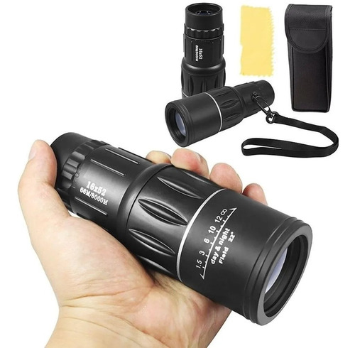 Monóculo Luneta 16x52 Profissional Tático Telescópio Espião