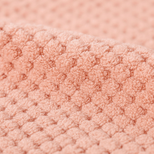 Toalla Suave Tipo Microfibra Estilo Panal Para Baño Unisex Rosa