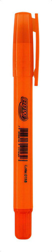 Marca Texto Fluorescente Laranja Em Gel - Brw