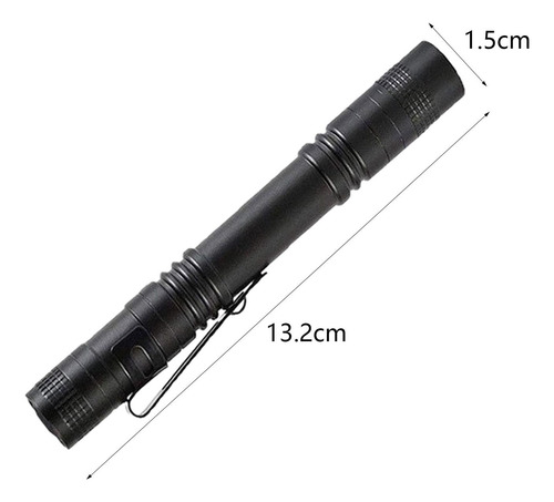 Mini Linterna De Mano, Linterna Led, Luz 13,2 Cm X 1,5 Cm