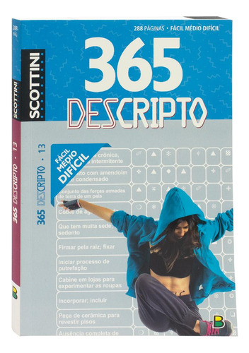 Scottini 365 Descripto (288p) N.13, De Todolivro. Editora Brasileitura, Capa Mole, Edição 1 Em Português, 2024