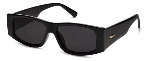 Gafas De Sol Sojos Sj2228 Y2k Polarizadas Rectangulares Negr