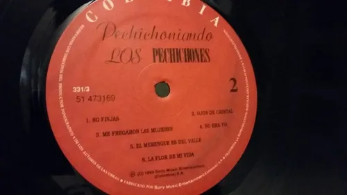 Los Pechichones Pechichoniando Lp Vinilo Vallenato (Usado)