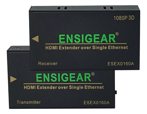 Ensigear Extensor Hdmi, Cat5e/6/7 Hd P/3d, D-olby Digital/d.