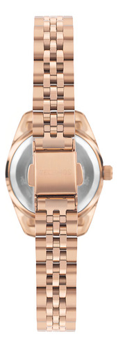 Relógio Technos Feminino Riviera Rosé - 2015cex/1m Bisel Marrom