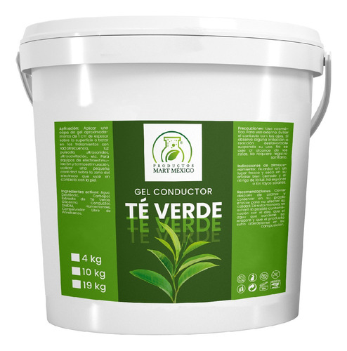  Gel Conductor De Té Verde Aparatología 10 Kilos