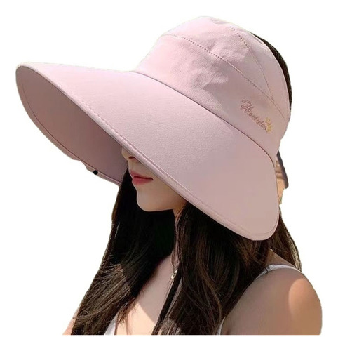 Sombrero Sol De Estilo Coreano Con Protección Uv Mujer