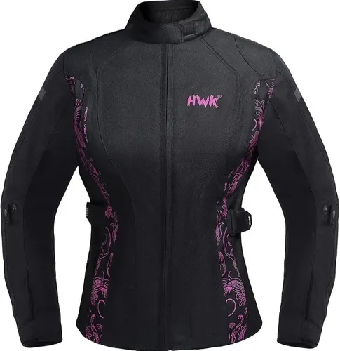 Chaqueta Impermeable Mujer Moto Reflectiva Doblefaz Reflektor Plata Fuxia -  Prottector Motowear