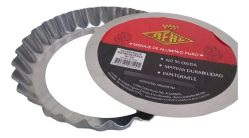 Molde Desmontable Pasta Frola Aluminio Diametro 24cm