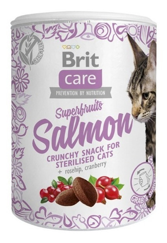 Brit Care Snack Cat Superfruits Salmon 100g