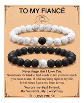 Comprar Duo Pulseras Amigos Pareja Novios To My Fiancé B871